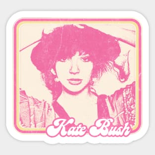 Kate Bush / Retro Aesthetic Design Sticker